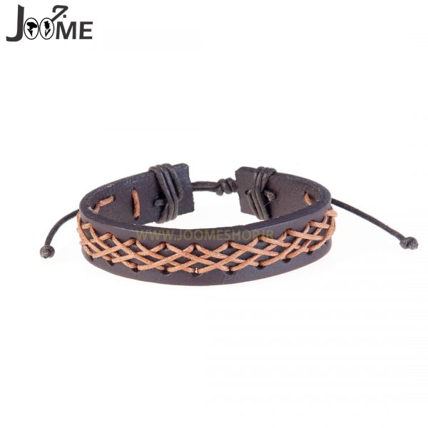 خرید دستبند چرمی کد D220
