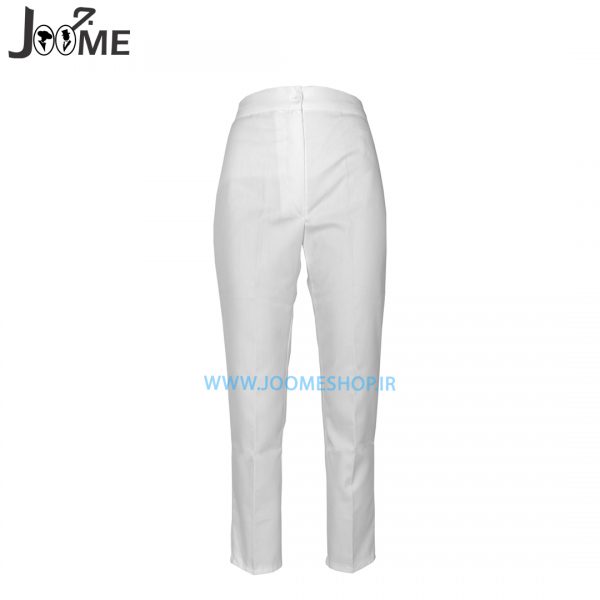 خرید شلوار سفید پزشکی زنانه کمر کش