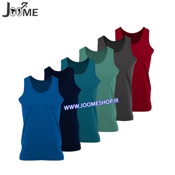 زیرپوش رکابی رنگی جناب بسته 6 عدی