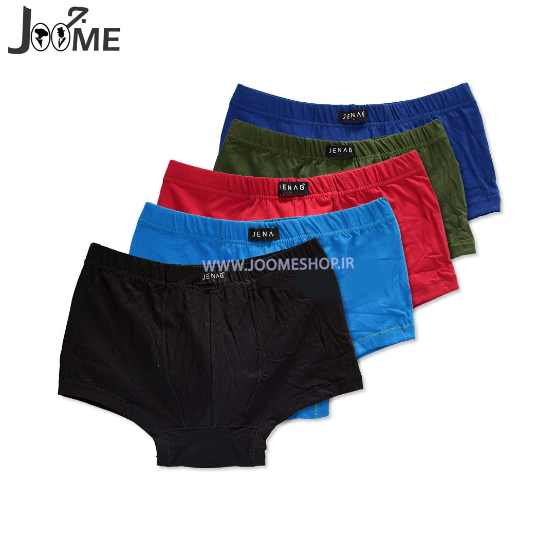 men-shorts-JENAB4 شورت مردانه نیم پا جناب الوان بسته 6 عددی