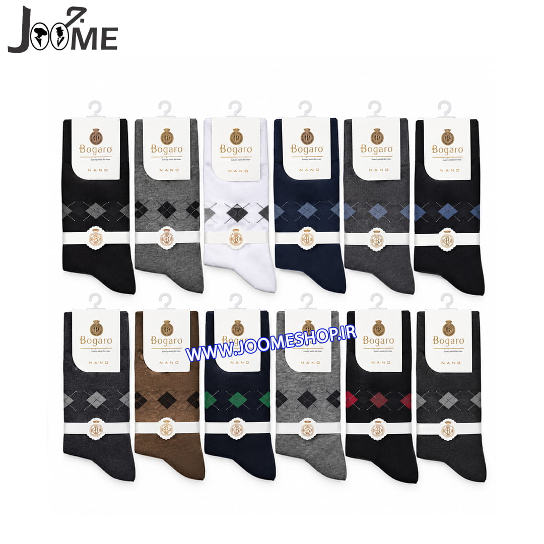 socks-boogaro-lozi قیمت جوراب ساقدار مردانه بوگارو - جین ۱۲ عددی برای خرید راحت و آسان از بازار تهران